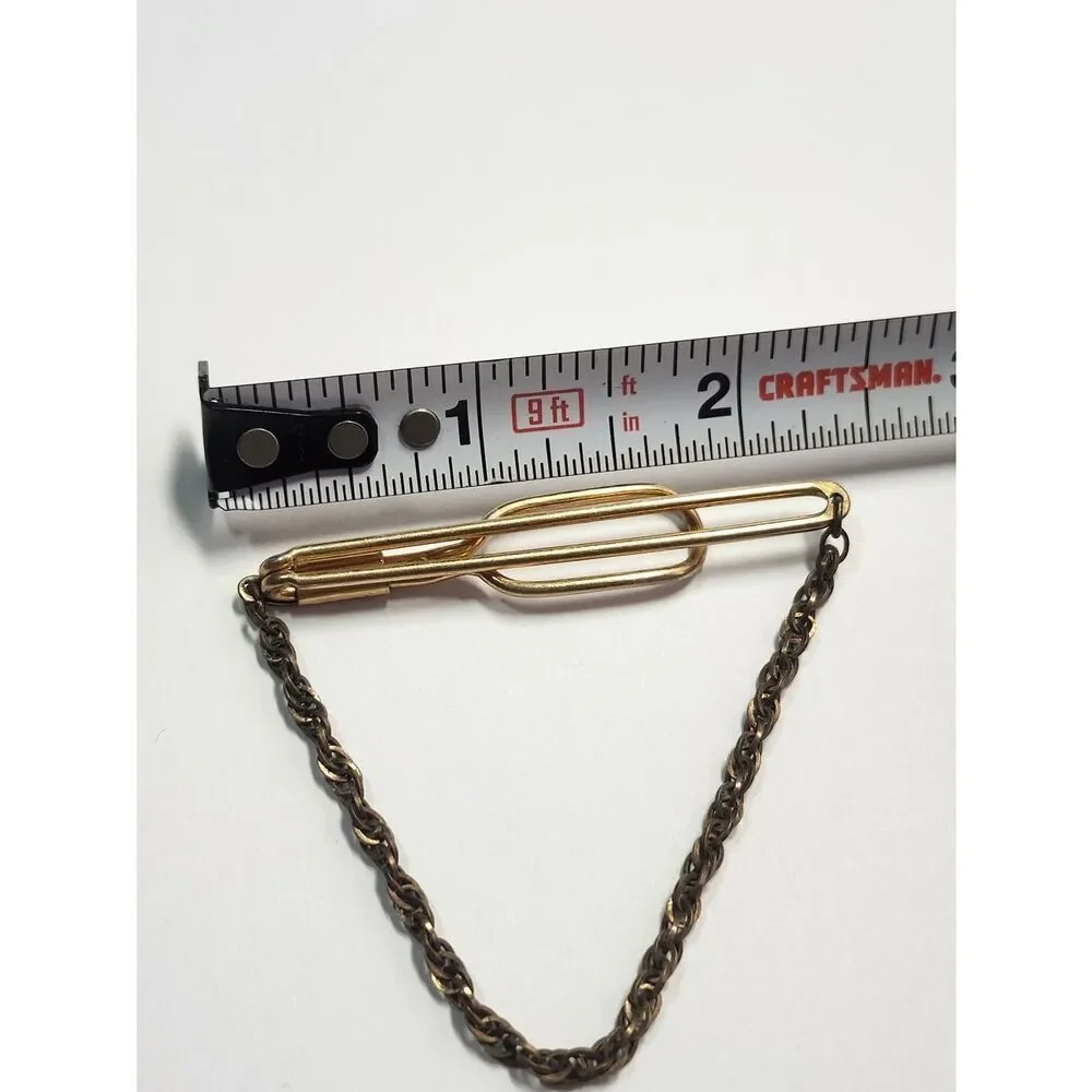 VINTAGE SWANK 1/20 12K GOLD FILLED TIE CLIP/CLASP